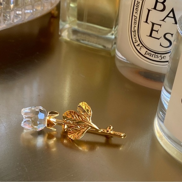 𝅺swarovski gold tone rose pink - Picture 12 of 17